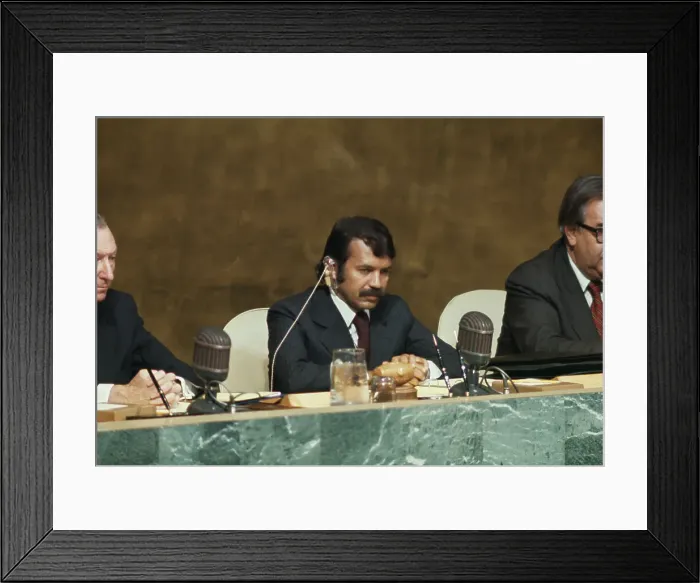 Framed Print : UN General Assembly President Abdelaziz Bouteflika Framed Print : UN General Assembly President Abdelaziz Bouteflika