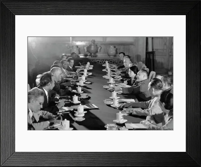 Framed Print : Deng Xiaoping and Moktar Ould Daddah Framed Print : Deng Xiaoping and Moktar Ould Daddah
