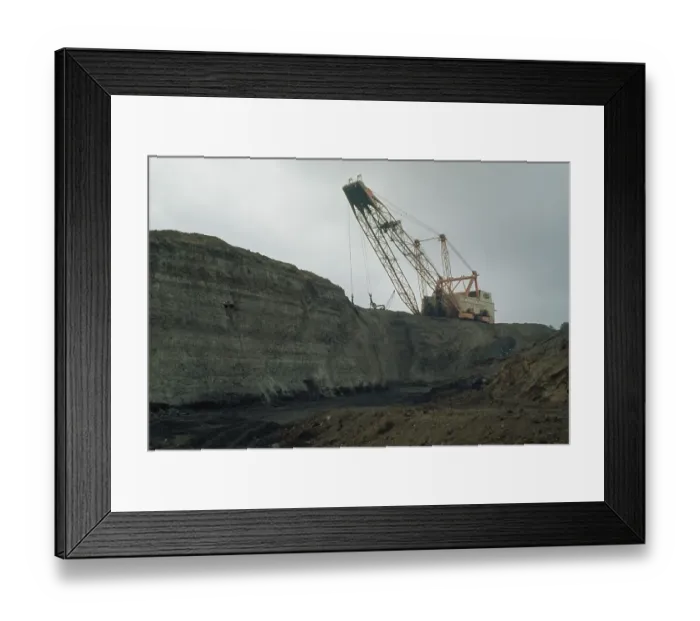 Framed Print : Strip-Mining In Ohio Framed Print : Strip-Mining In Ohio