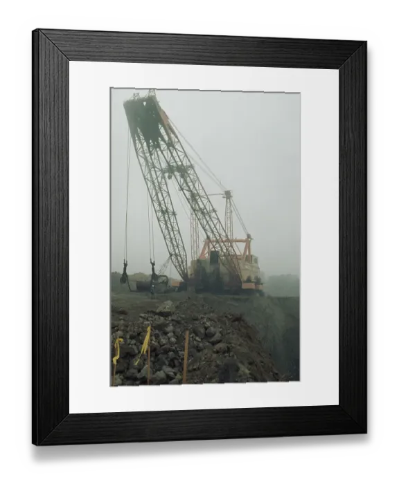 Framed Print : Strip-Mining In Ohio Framed Print : Strip-Mining In Ohio