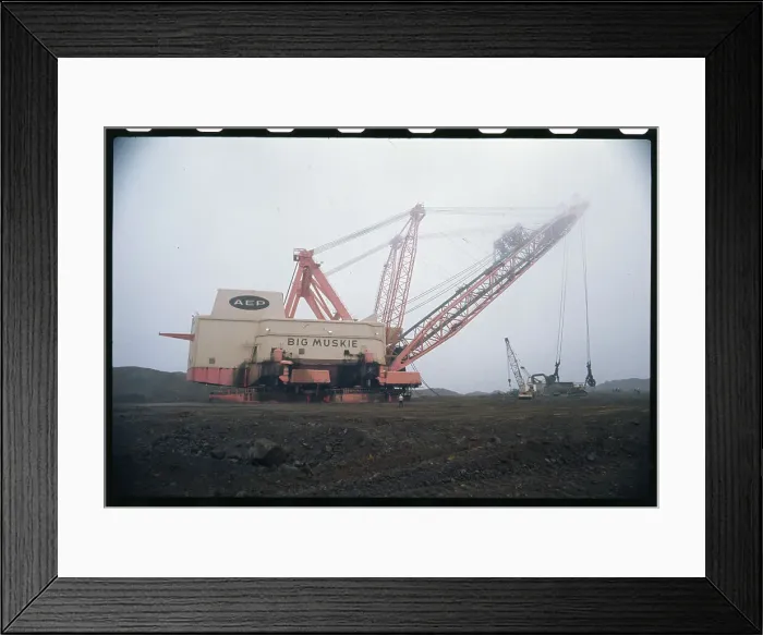 Framed Print : Large Crane Equipped Tractor Framed Print : Large Crane Equipped Tractor