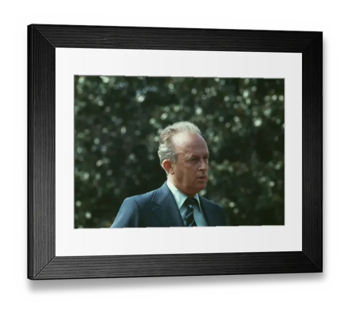 Framed Print : Yitzhak Rabin At The White House Framed Print : Yitzhak Rabin At The White House