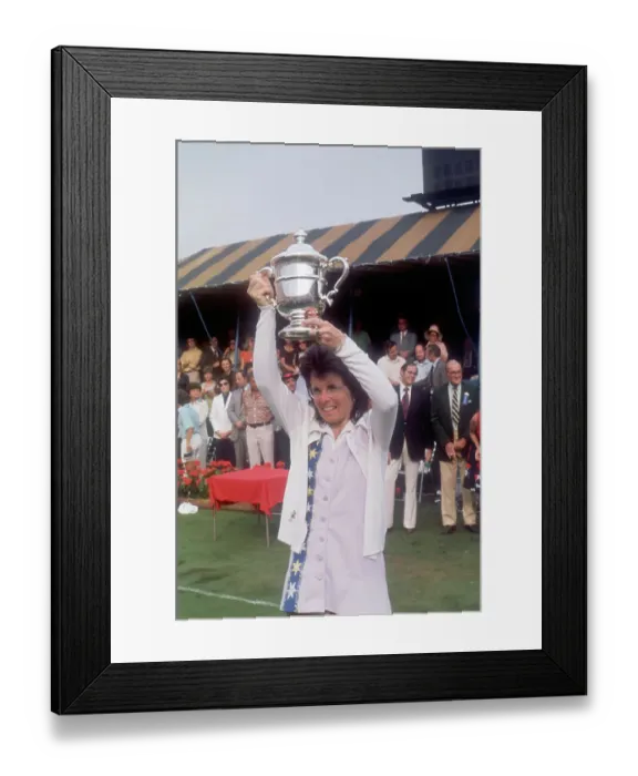 Framed Print : Billie Jean King Framed Print : Billie Jean King