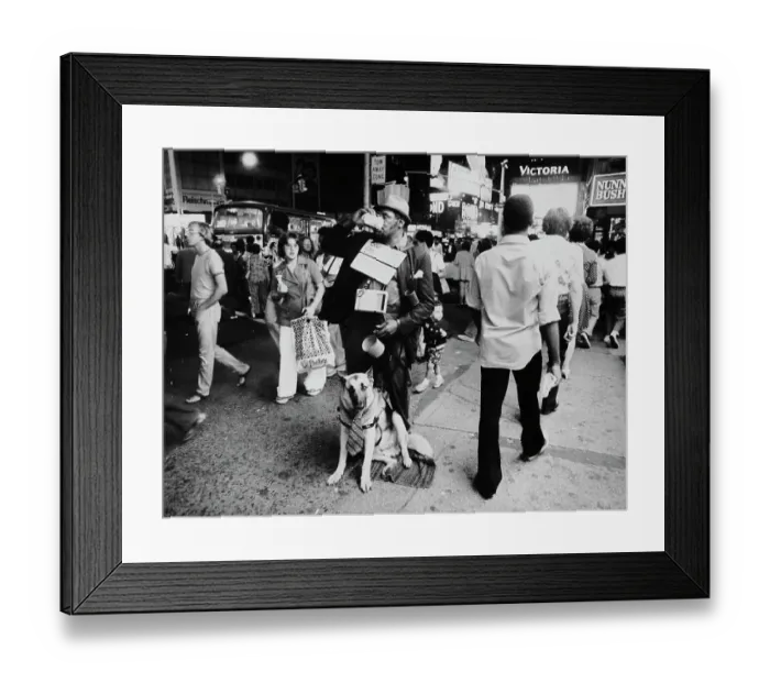 Framed Print : While in Broadway