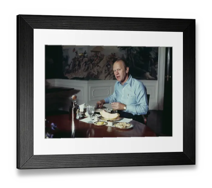 Framed Print : President Ford At Breakfast Framed Print : President Ford At Breakfast