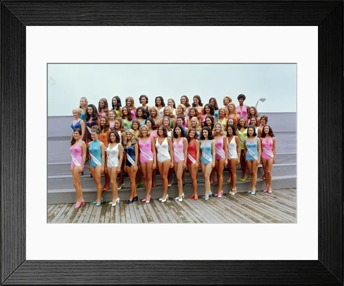 Framed Print : Miss America Contestants Framed Print : Miss America Contestants