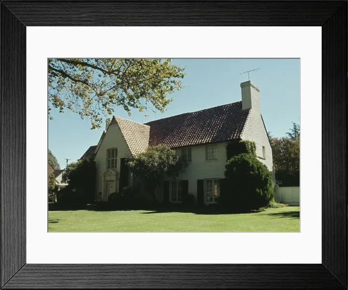Framed Print : Ronald Reagan's House Framed Print : Ronald Reagan's House
