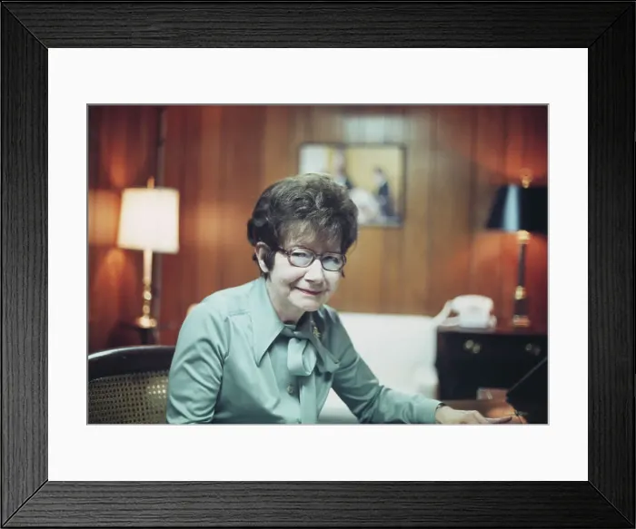 Framed Print : Mildred Leonard, President Ford's Personal Assistant Framed Print : Mildred Leonard, President Ford's Personal Assistant