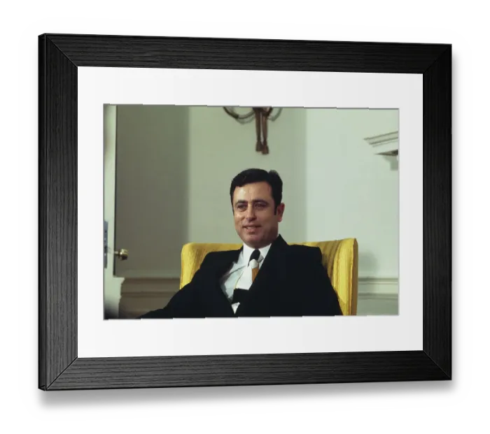 Framed Print : Syrian Minister Abdul Halim Khaddam Framed Print : Syrian Minister Abdul Halim Khaddam