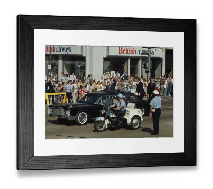 Framed Print : President Ford In Chicago