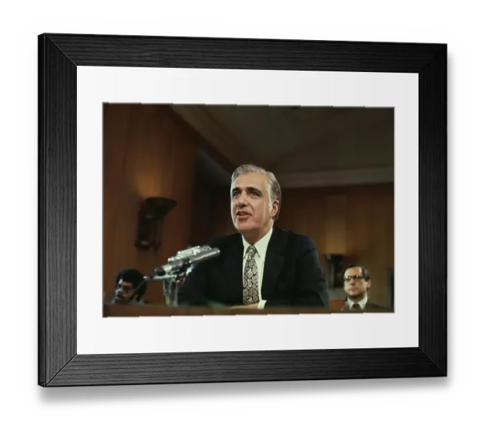 Framed Print : Jack Kubisch, US Ambassador To Greece