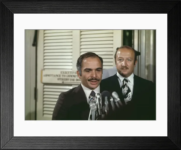 Framed Print : King Hussein Of Jordan Framed Print : King Hussein Of Jordan
