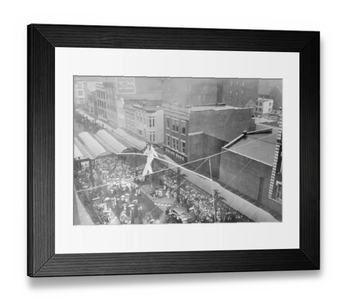 Framed Print : Philippe Petit Framed Print : Philippe Petit