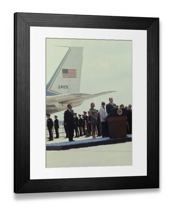 Framed Print : President Ford At Andrews Air Force Base Framed Print : President Ford At Andrews Air Force Base