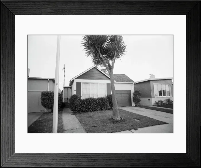 Framed Print : House Where Patricia Hearst Was Held Framed Print : House Where Patricia Hearst Was Held