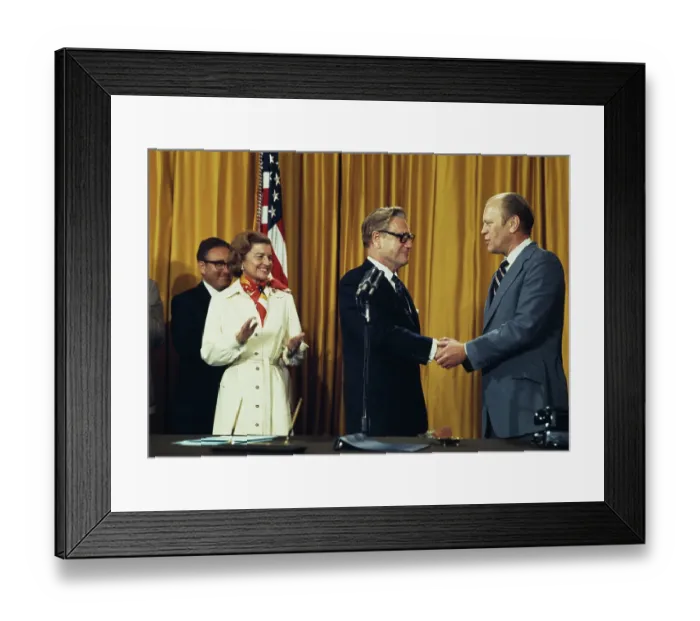 Framed Print : President Ford With New Vice President Rockefeller Framed Print : President Ford With New Vice President Rockefeller