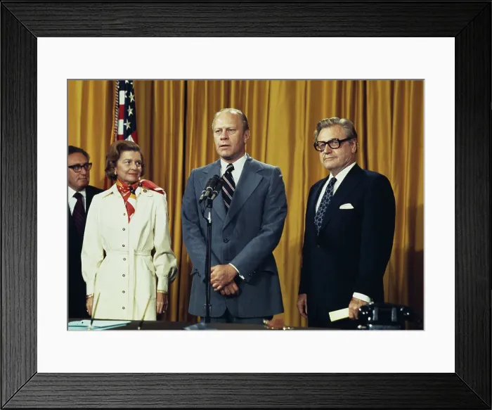 Framed Print : President Ford With New Vice President Rockefeller Framed Print : President Ford With New Vice President Rockefeller