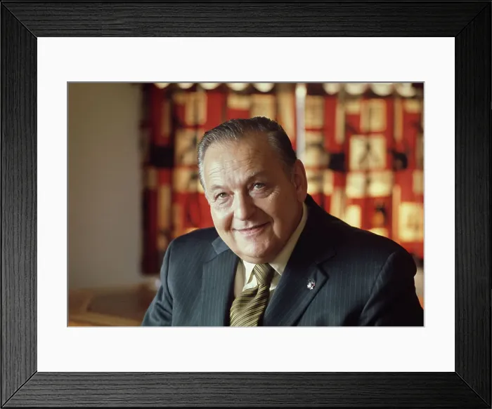 Framed Print : Republican Politician Richard Roudebush Framed Print : Republican Politician Richard Roudebush