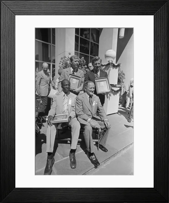 Framed Print : Hall of Famers Holding Their Rewards Framed Print : Hall of Famers Holding Their Rewards