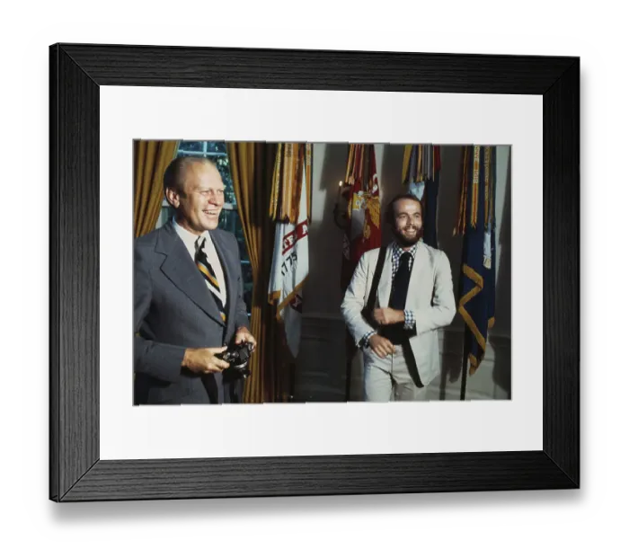 Framed Print : President Ford And David Hume Kennerly Framed Print : President Ford And David Hume Kennerly