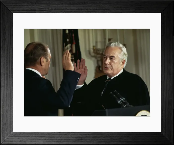 Framed Print : Swearing In Of President Ford Framed Print : Swearing In Of President Ford