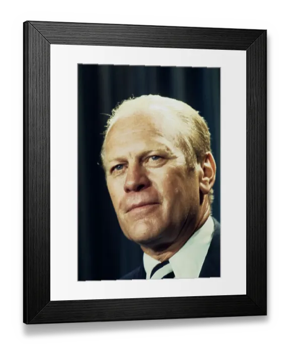 Framed Print : President Ford At The White House Framed Print : President Ford At The White House