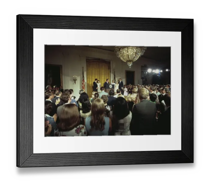 Framed Print : Nixon's Last Day At The White House Framed Print : Nixon's Last Day At The White House