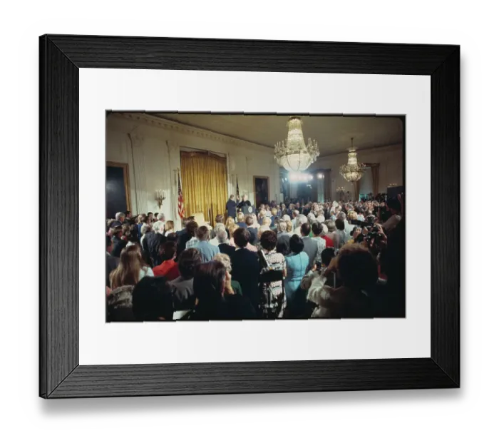 Framed Print : Gerald Ford Taking Oath Framed Print : Gerald Ford Taking Oath