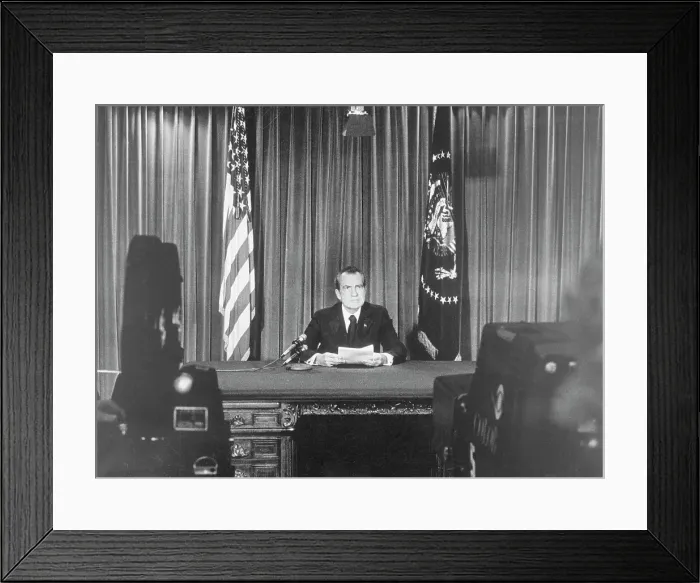 Framed Print : Nixon About to Resign Framed Print : Nixon About to Resign