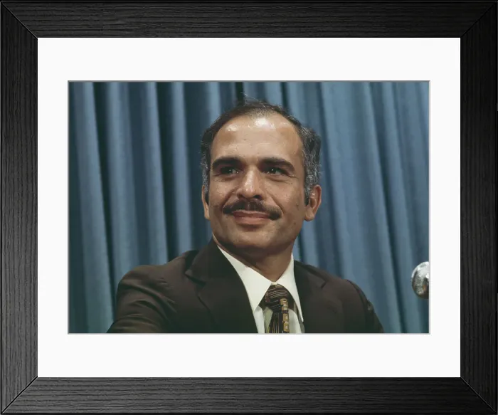 Framed Print : King Hussein Of Jordan Framed Print : King Hussein Of Jordan