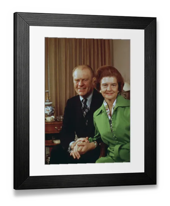 Framed Print : Gerald And Betty Ford