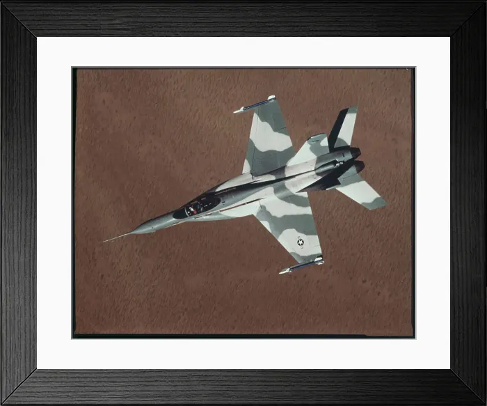 Framed Print : Northrop YF-17 Prototype Fighter Aircraft in Flight Framed Print : Northrop YF-17 Prototype Fighter Aircraft in Flight