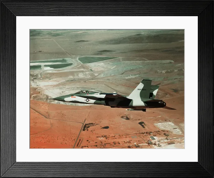 Framed Print : The YF-17 in Flight Turning to the Right