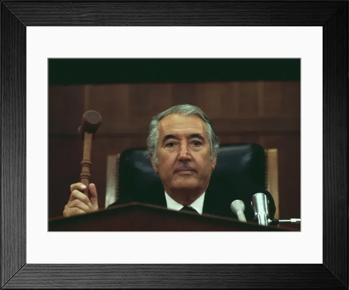 Framed Print : Politician Peter Rodino Framed Print : Politician Peter Rodino