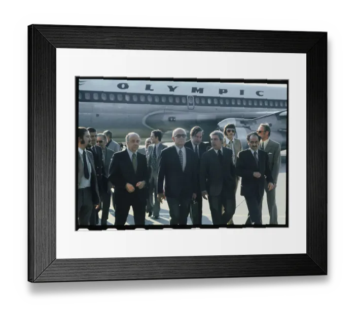 Framed Print : George Mavros Arriving at the Airport Framed Print : George Mavros Arriving at the Airport