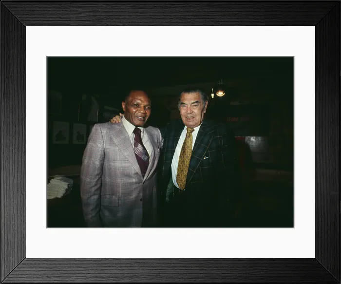 Framed Print : Jersey Joe Walcott And Jack Dempsey Framed Print : Jersey Joe Walcott And Jack Dempsey