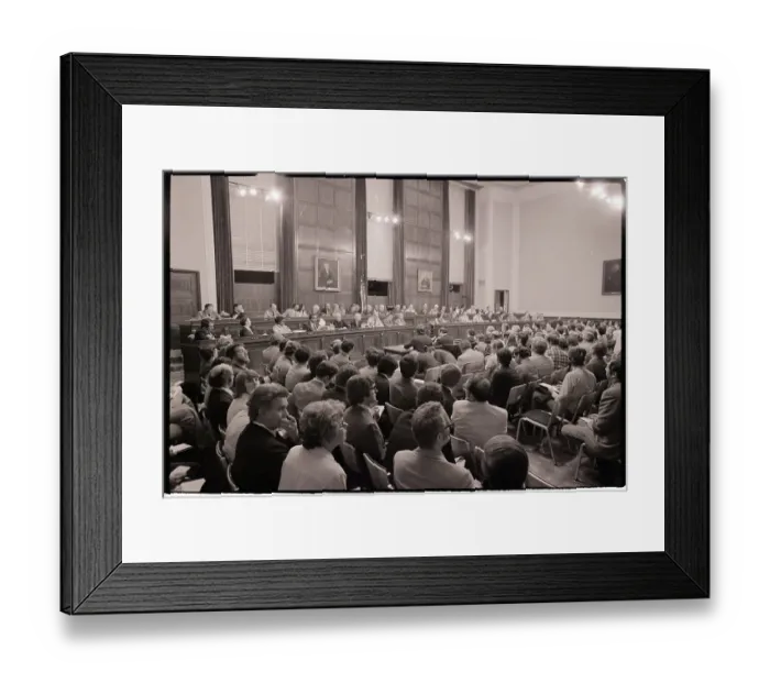 Framed Print : House Committee on Nixon Impeachment Framed Print : House Committee on Nixon Impeachment