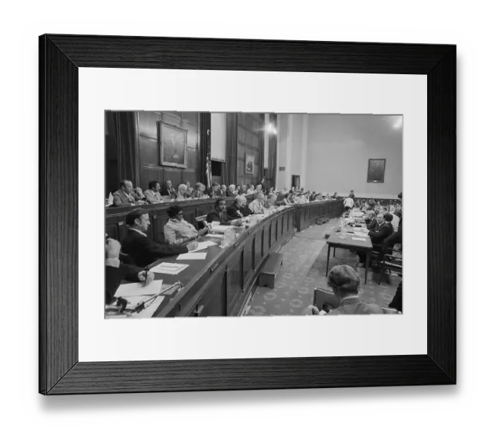 Framed Print : House Judiciary Committee Debate on Impeachment of President Nixon Framed Print : House Judiciary Committee Debate on Impeachment of President Nixon