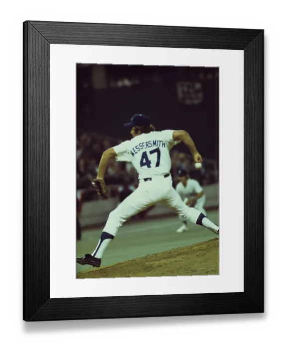 Framed Print : Baseball Player Andy Messersmith Framed Print : Baseball Player Andy Messersmith