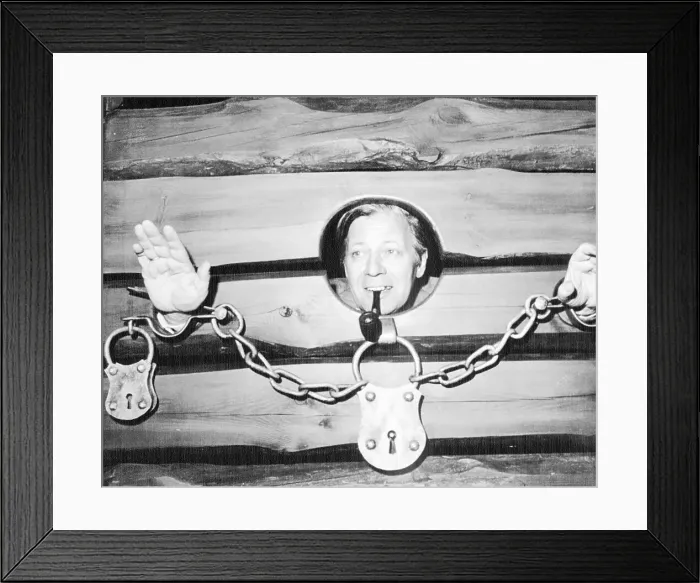 Framed Print : Helmut Schmidt with His Hands Locked Framed Print : Helmut Schmidt with His Hands Locked