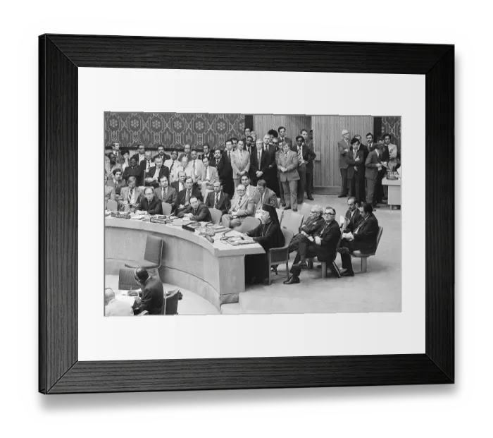 Framed Print : Makarios Shown In Un Assembly Framed Print : Makarios Shown In Un Assembly