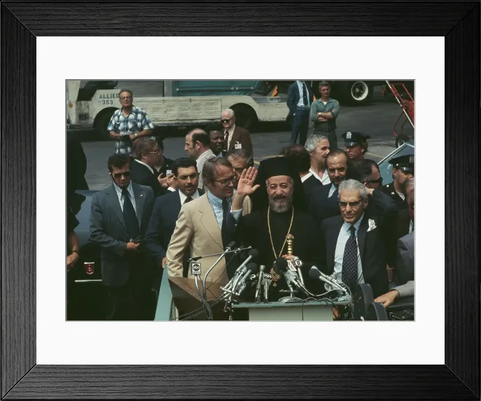 Framed Print : Archbishop Makarios III Of Greece Framed Print : Archbishop Makarios III Of Greece