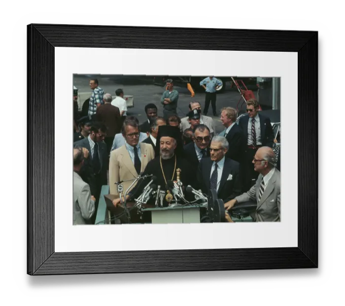 Framed Print : Archbishop Makarios III Of Greece Framed Print : Archbishop Makarios III Of Greece