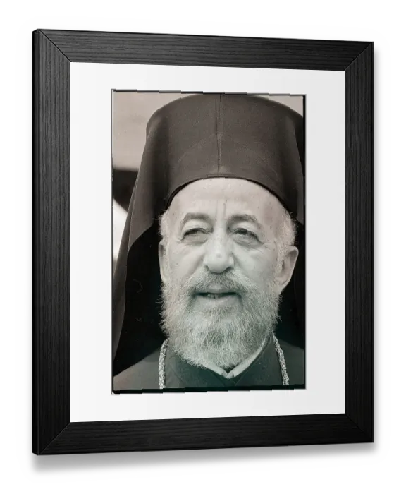 Framed Print : Close-Up Of Archbishop Makarios Framed Print : Close-Up Of Archbishop Makarios