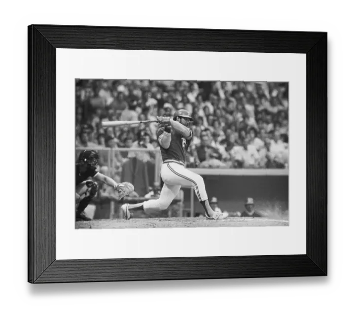Framed Print : Reggie Jackson Batting Framed Print : Reggie Jackson Batting