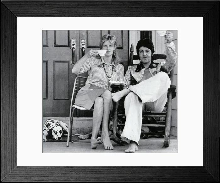 Framed Print : The Mccartneys On A Farm Porch Framed Print : The Mccartneys On A Farm Porch