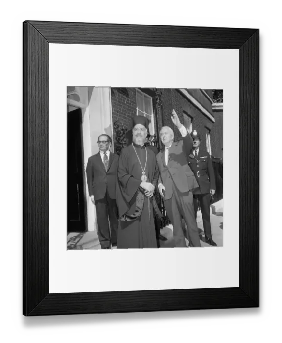 Framed Print : Farewell to Archbishop Makarios Framed Print : Farewell to Archbishop Makarios