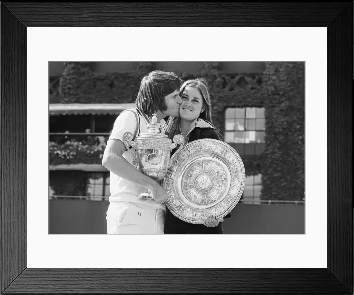 Framed Print : Jimmy Connors and Chris Evert Framed Print : Jimmy Connors and Chris Evert