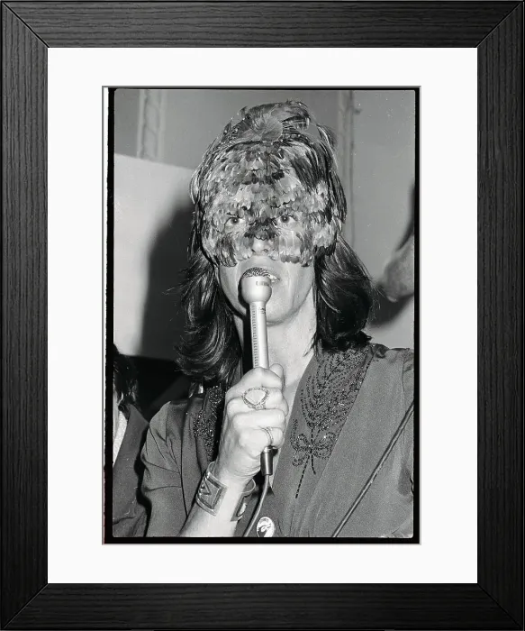 Framed Print : Margo St. James Wearing Feathered Covering Framed Print : Margo St. James Wearing Feathered Covering