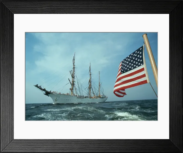Framed Print : Coast Guard Ship Eagle Framed Print : Coast Guard Ship Eagle